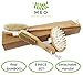 3 Piece Dry Body Brush Set- Natural Boar Bristle Body Brush, Massage Brush and Foot Brush with Pumice. Great For Dry Brushing, Bath and Shower, Exfoliating, Cellulite and Lymphatic Massage.