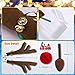 Verkstar Christmas Car Reindeer Antlers with Red Nose Decorations, Window Roof-Top and Grille Rudolph Reindeer Jingle Bell Auto Accessories