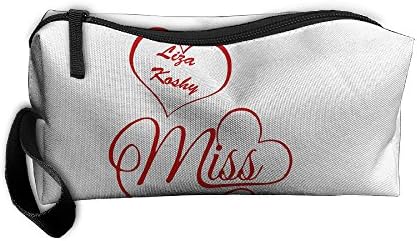 Cosmetic Bag Liza X Koshy Missing You Toiletry Bag Portable Makeup Pouch Travel Hanging Organizer Bag Storage Bag