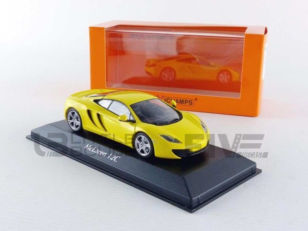 Minichamps 940133020 Maxichamps 1:43 "Mclaren 12C 2011 Yellow Die Cast Car