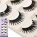 5 Pairs Long Thick Makeup False Eyelashes Fake Eye Lash Extension Handmade Soft