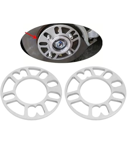 WHEEL CONNECT Universal Wheel Spacer,3mm Thickness (1/8inch),Fit Bolt