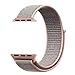BEA FASHION For Apple Watch Band Soft Breathable Woven Nylon Replacement Sport Loop Band for Apple Watch Series 3/2/1 (Pink Sand, 42mm)