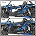 Kiwi Master Lower Half Door Inserts Panels Compatible for 2014-2023 Polaris RZR XP 1000 900 S Turbo Accessories 2 Doors OEM Style #2879509