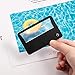 Frienda 8 Pieces Credit Card Magnifier Bundle Wallet Purse Magnifying Glass LED Illuminated Magnifier 3X Pocket Card (Black)