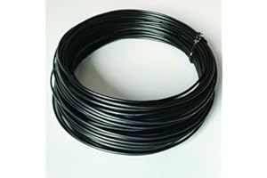 50 Feet Black HDPE Plastic Welding Rod,1/8" Diameter,High Density Polyethylene Plastic Welding Rod for Car Bumper,Water Tanks