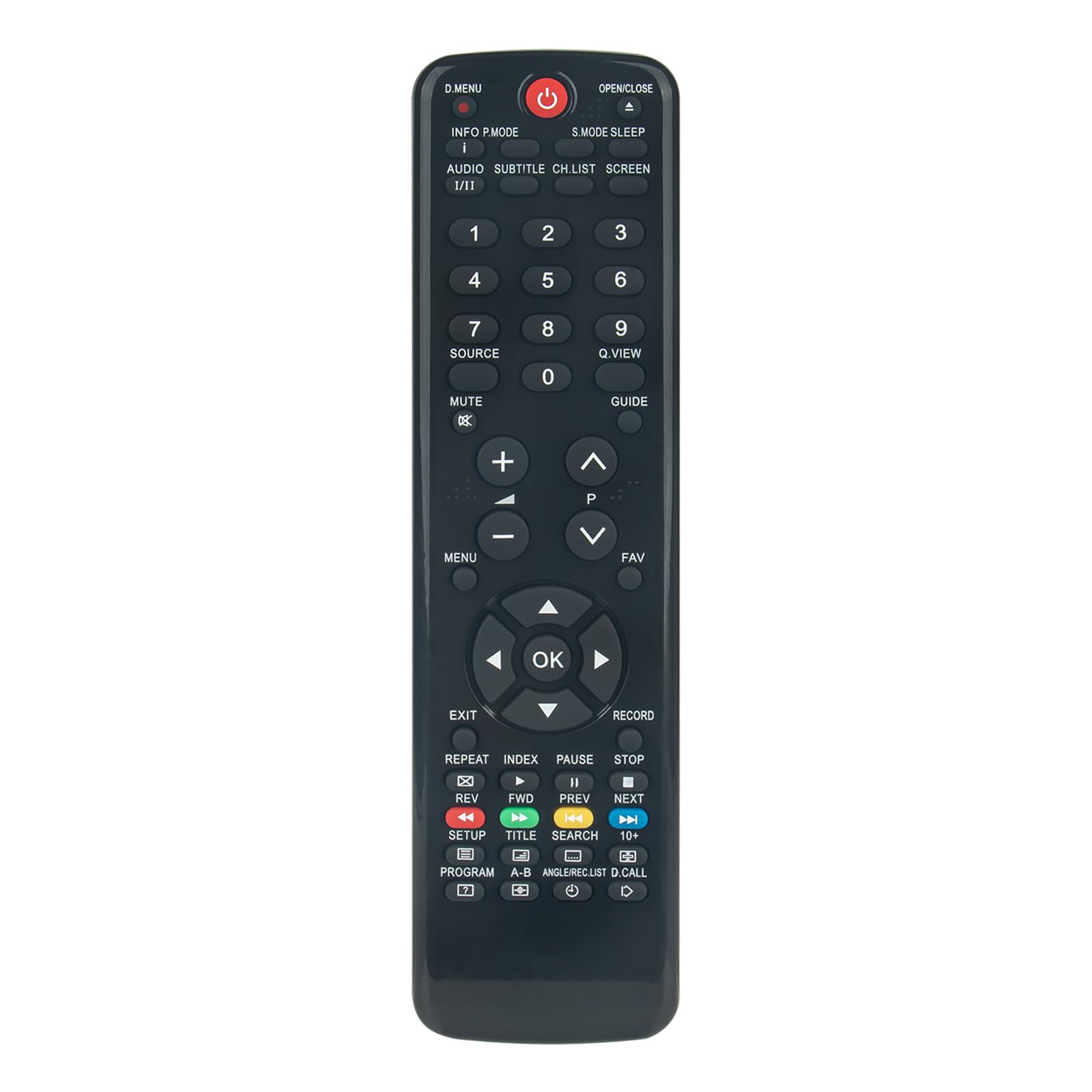 VINABTY HTR-D06A Remote Control Replaced for HAIER TV HTRD06A LE-75B8200UA, LE22G610CF,LE29C810C,LE75B8200UA,LET22T1000HF,LET24T1000HF, LET26T1000HF,LET32C500,LET42D10HF,LT19Z6,LTF22Z6 LTF24Z6 LYF24Z6