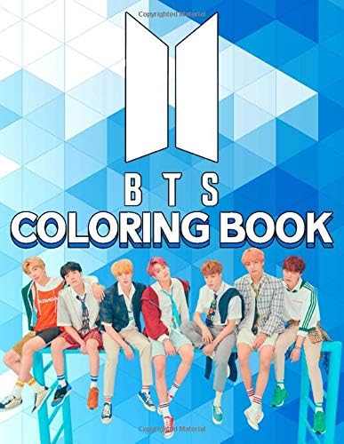 BTS Coloring Book: Bangtan Boys Coloring Books for ARMY and KPOP lovers with Jin, RM, JHope, Suga, Jimin, V, Jungkook, BT21 Design - Vol 1