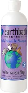 Earthbath All Natural Mediterranean Magic Rosemary Scented Deoderizing Shampoo, 16-Ounce