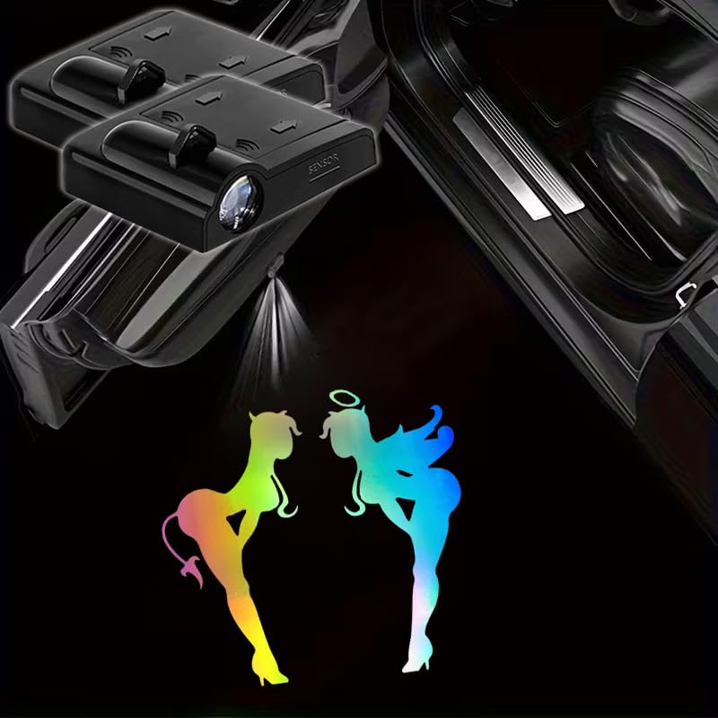 Photo 1 of 2PCS Car Door Light Projector,Dance Car Logo Projector LED Courtesy Ghost Shadow Welcome Lamp Puddle Lights Fit for All Cars,Dance Cars Accessories Decor,Dances Gifts for Women Men