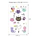 Temporary Tattoos for Girls Kids Women(180pcs), Konsait Cute Kitty Cat Tattoos Waterproof Body Art Sticker Great Birthday Party Favors Kids Party Accessories Goodie Bag Stuffers Party Fillers Gift