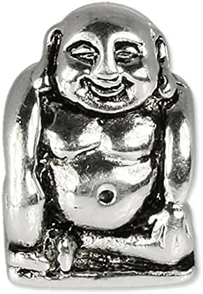 IMPPAC Buddha, 925 Sterling Silver, for European Beads and Charms bracelets, fits all different European Beads Brands too SMQ318