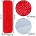 Aneco 4 Pieces Mop Cleaning Pads Microfiber Mops Pad for Reveal Mops Washable Spray Mops, 16.5 x 5.5 Inch