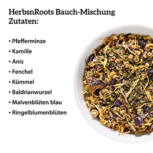 Bauch-Mischung ⢠Anis-Fenchel-Kümmel-Tee ⢠bei Blähungen ⢠Sodbrennen ⢠Bauchkrämpfen ⢠Magen ⢠Darm ⢠HerbsnRoots ⢠210g – Bild 5