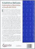 Image de Estadistica aplicada: conceptos y ejercicios a través de excel