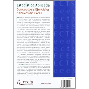 Estadistica aplicada: conceptos y ejercicios a través de excel