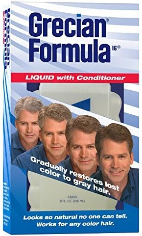 Grecian Formula Hair Color with Conditioner, Liquid, 8 Ounce by Grecian Formula