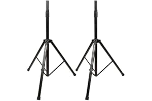 Monoprice 602350 PA Speaker Stands with Air Cushion, Pair