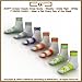 ZOM Unisex Classic Dress Socks with No-Loss Snap,7 Pair for All Week Use-Weekly Ankle High-White 10-13) Fit (6-12.5)