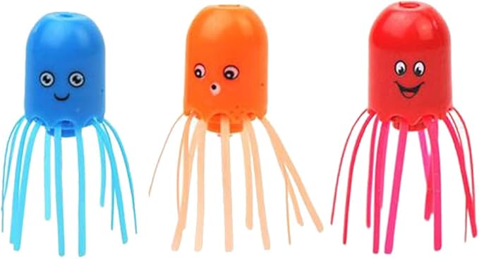 Amazon Dynwave 3個入り 魔法のクラゲ 浮遊 おもちゃ お風呂用おもちゃ バストイ 海洋生物学 教育玩具 水泳クラゲ 電動ロボット おもちゃ