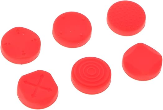 Amazon 6点組 アナログ ジョイスティック キャップ 任天堂スイッチポケモンボールplus用 交換部品 レッド D Dolity ジョイスティック 通販