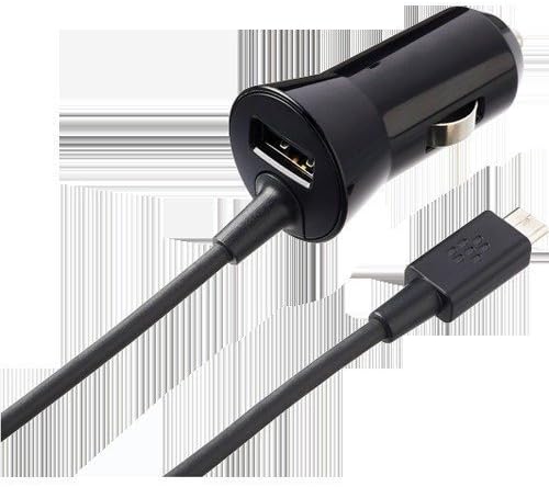 Xolo A500 Club 9W PowerFast Micro-USB In-Vehicle Car Charger with Extra USB Port and Accelerated Charging! [1.8A, 7ft/2.1M Cord]