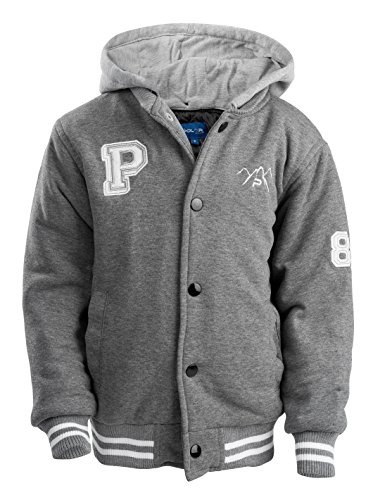 The Polar Club Mens' Fleece Varsity Baseball Jacket