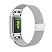 GinCoband Milanese Loop Bands for Fitbit Charge 2,Stainless Steel Metal Bracelet with Magnet Lock