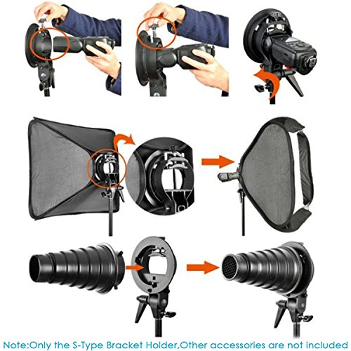 4 Neewer+Bracket+Speedlite+Reflector+Umbrella