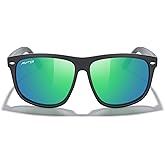 MERRY'S Men's Oversized Square Polarized Sunglasses for Driving Fishing Golfing UV400 Protection S8147