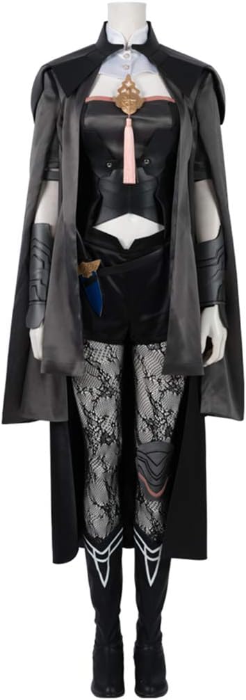 nihiug Fire Emblem: Three Houses Actress Brace COSPLAY Esports game cosplay costume Halloween, Easter, Carnival Support tailored,Black-M