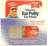Physicians Choice Ear Putty Silicone Ear Plugs 4 Pairs Pack of 4