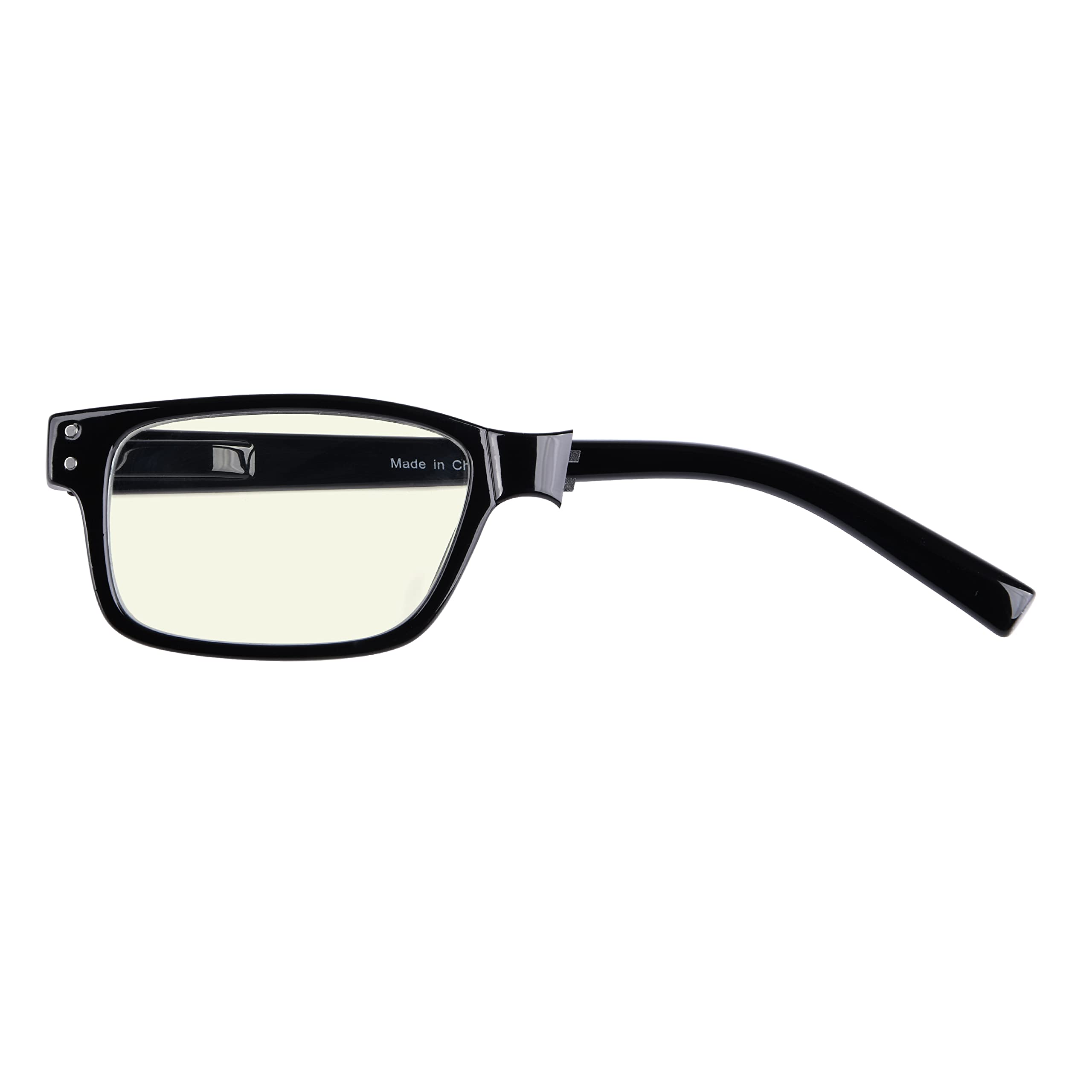 Eyekepper (Must Buy Both Eye) Black-Right Eye +4.00 Computer Blue Light Blocking Reading Glasses with Different Strength for Each Eye