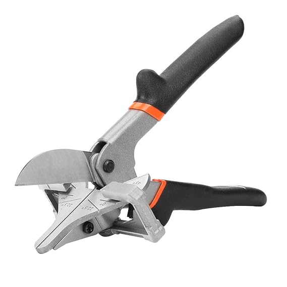Gehrungsschere - PVC-Trunking-Rohr Mehrfachwinkel-Gehrungsdichtung Scherzange Cutter Handwerkzeug 0 ° -135 ° einstellbar