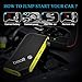 Beatit Yellow B9-PRO 600A 14000mAh Portable Jump Starter (Up to 5.5L Gas or 4.0L Diesel Engines) Auto Battery with Smart Jumper Cables
