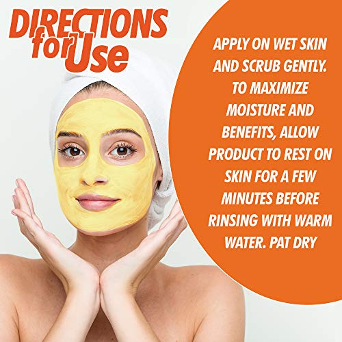 Natrulo Turmeric Face Scrub Skin Brightening Mask with Turmeric All