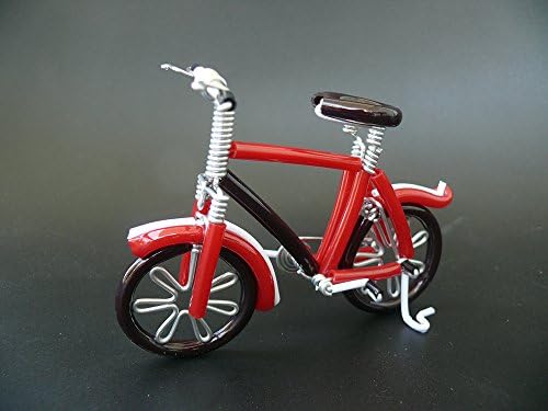 Unique Metal Gift Art Road Mountain ADVENTUROUS Bike Model Birthday Christmas Tree Ornaments Decorations Decor Bicycle Cake topper Toys Artwork for Men/women/boys/girls/kids/cyclists/party supplies