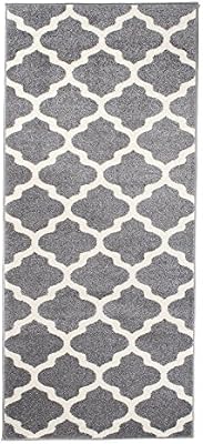 Amazon De Carpeto Laufer Teppich Modern Grau 70 X 300 Cm
