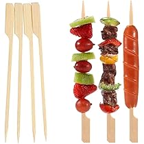 Brochettes En Bambou De 9 Cm, 200 Pics En Bambou De Cocktail Brochettes
