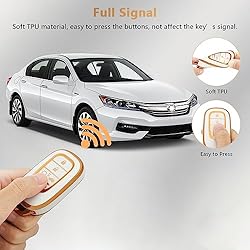 PIFOOG Key Fob Cover for Honda Accord 2023 HRV CRV