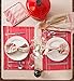 DII French Stripe Tabletop Collection Farmhouse Style Dining Table Linen Placemat Set, 13x19, Red Chambray, 6 Piece