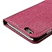 iPhone 6S Plus Case,iPhone 6 Plus Case Wallet Case Kickstand 3D Embossed Floral Bird PU Leather Flip Case & Magnetic Clip ID/Credit Card Holders Diamond Dust Plug Stylus Pen by Badalink - Hot Pink