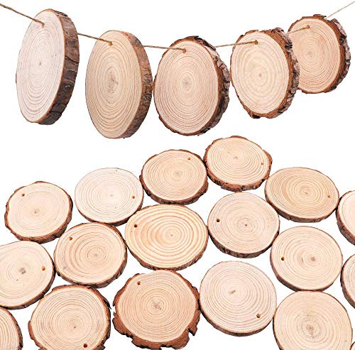 3 CEWOR+24pcs+Natural+Slices+Holes