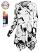 [DRSKIN] Women Handkerchief Hem Long Sleeve Tunic Top