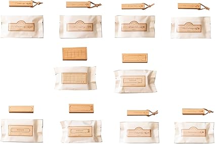 Amazon 卓上棉品 木製スタンプ 花 葉 手帳 ゴム印 印鑑 木製印 クラフトカード 手帳用 おしゃれ 日記用 Diy デコレーション 手紙用 プレゼント 10種類セット スタンプ 文房具 オフィス用品