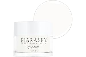 Kiara Sky Dip Powder White Tones 1 oz, Milky White