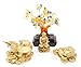 We pay your sales tax Set of 4~Fengshui Gold Buddha Blue Evil Eye Money Tree Money Frog Dragon Turtle Home Decor