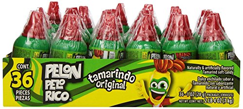 PELON PELO RICO Candy (Tamarind Original, 36-Count Container)