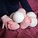 Organic Wool Dryer Balls – Handmade Felted – 100% Pure Premium New Zealand Wool – Best For Natural Fabric Softener While Drying Laundry – Eco-friendly Reusable Alternative To Dryer Sheets – XL 6 Pack