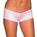 iHeartRaves Scrunch Back Ultra Low Rise Micro Rave Dance Booty Shorts (One Size)